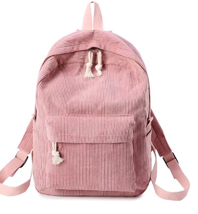 Personalised Corduroy Back Pack
