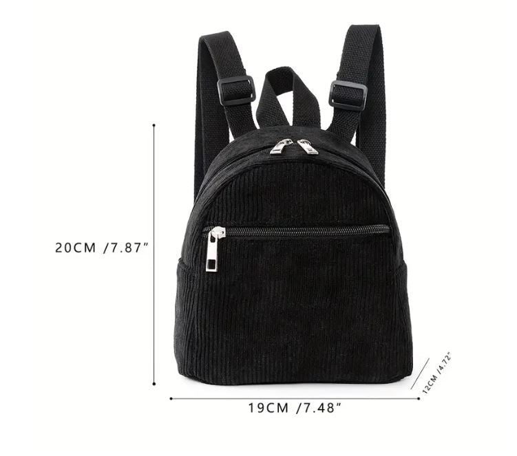 Small Corduroy Backpack
