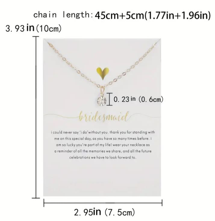 Bridesmaid Necklace