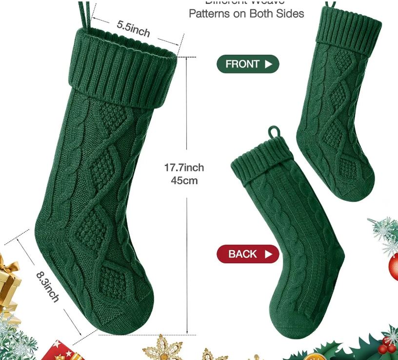 Cable Knit Stocking