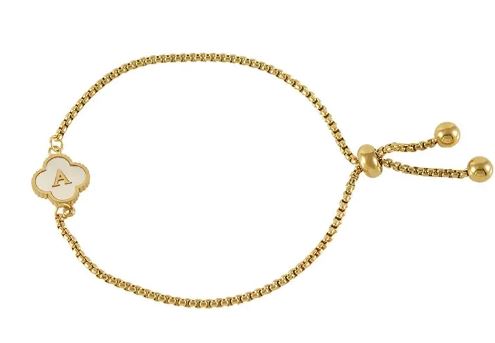 Adjustable Initial Bracelet