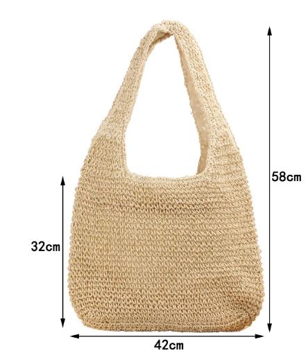 Large Straw Bag