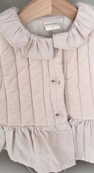 Girls Frill Gilet