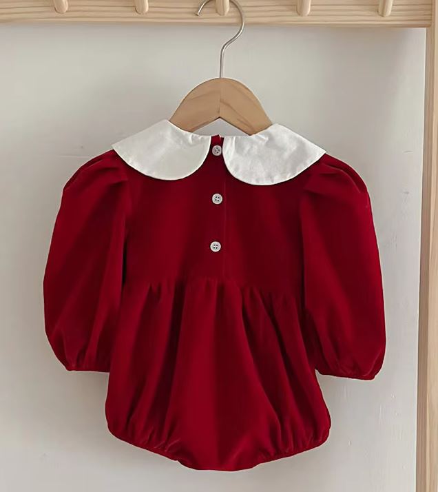 Red Velvet Romper