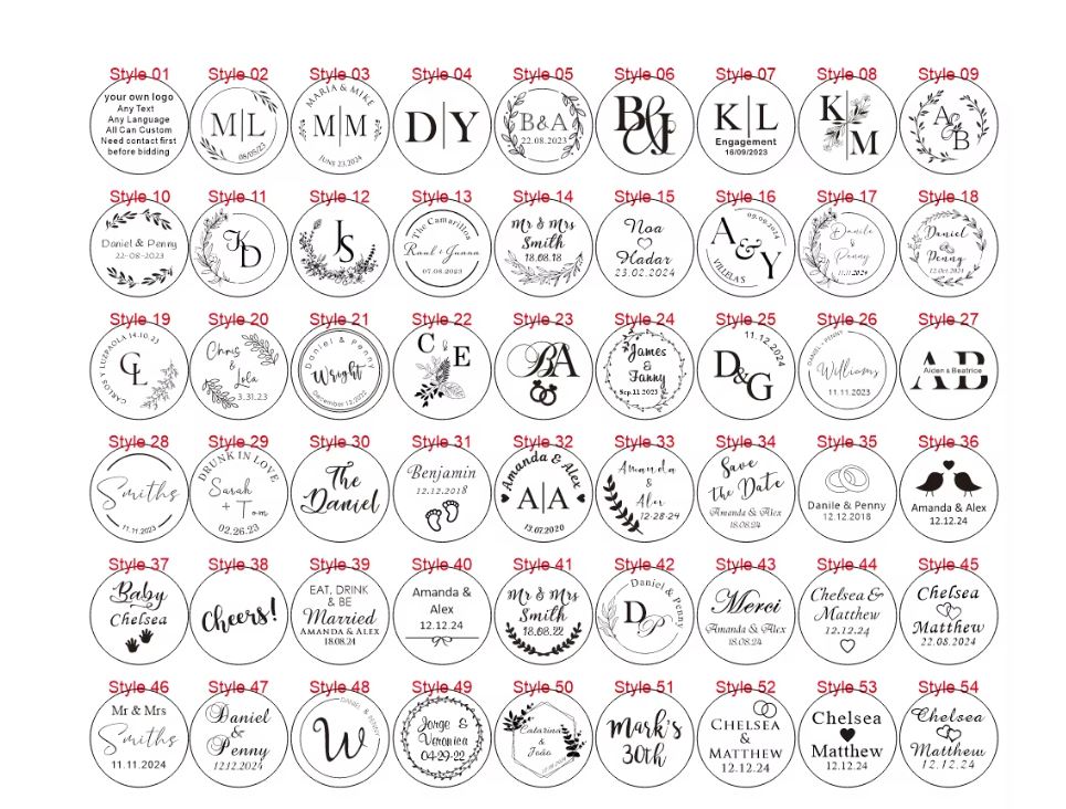 Personalised Drinks Stirrers