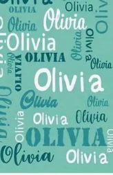 Style 4 Name Blanket