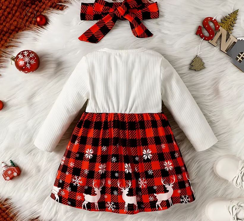 Christmas Dress & Bow