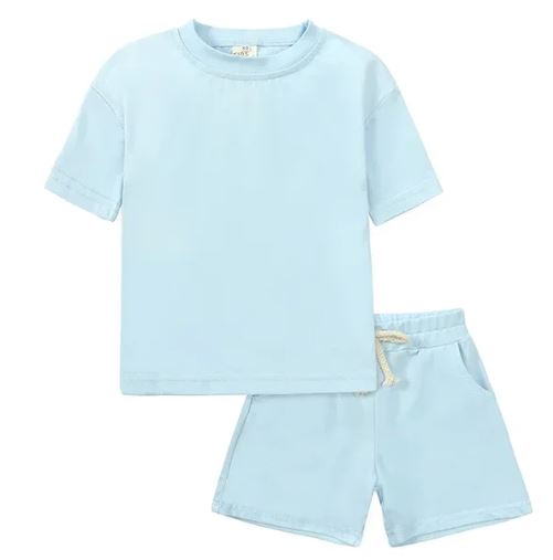 Kids Tales Plain Colour Short Set