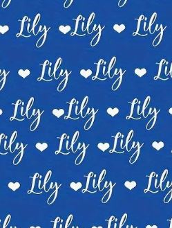 Style 3 Name Blanket