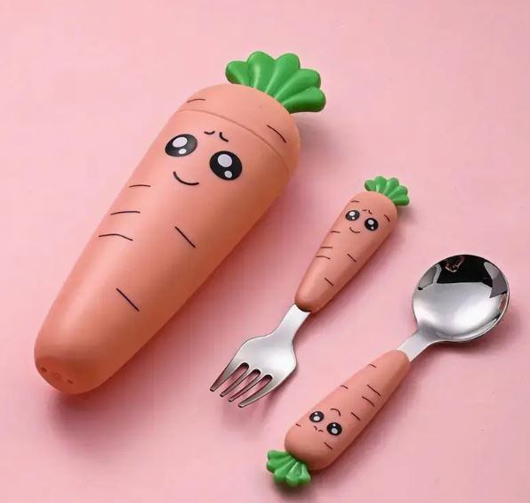 Carrot Cutlery Set