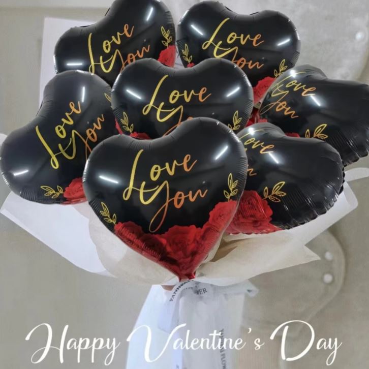 5 Piece Valentine Balloon Set