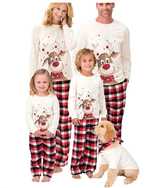 Reindeer/Tartan Christmas Pyjamas