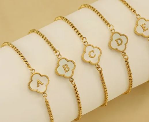 Adjustable Initial Bracelet