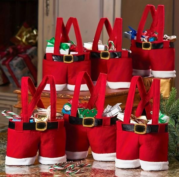 Santa Pants Sweet bag x 8