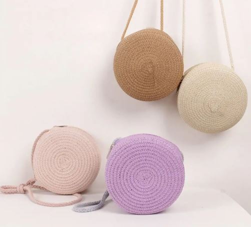 Straw Circle Bag