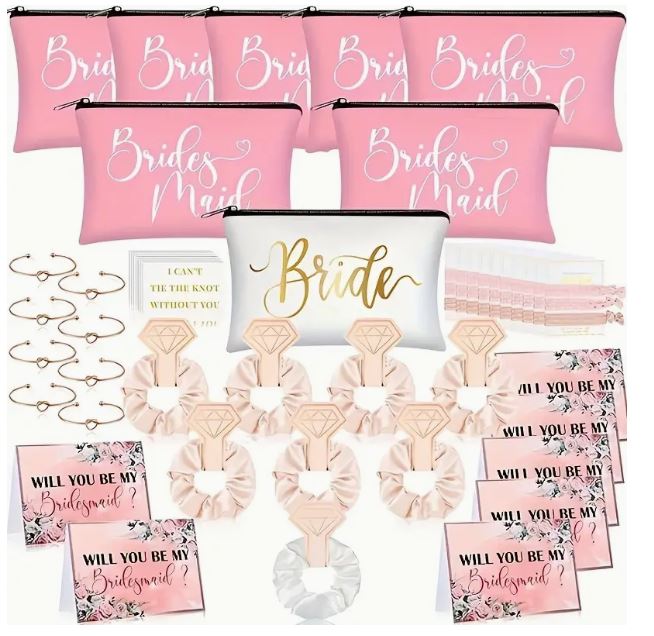 63pcs, Bridesmaid Proposal Gifts