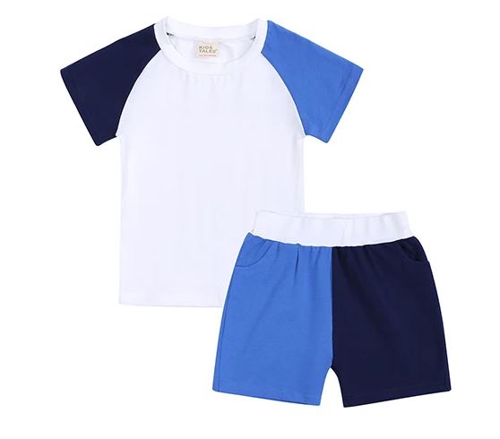Kids Tales Contrast Short Set