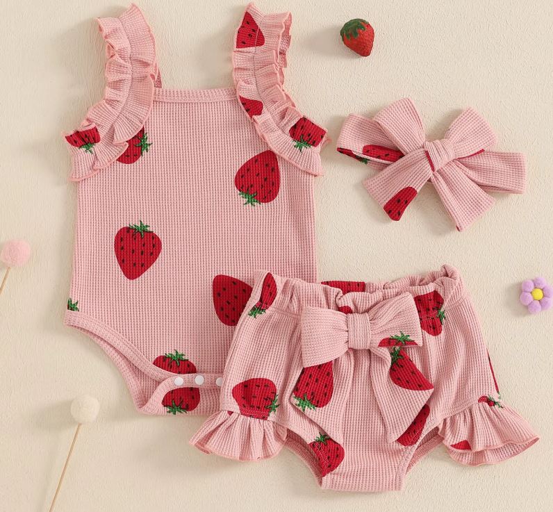 Strawberry 3 piece Set