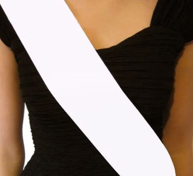 Blank Sash - Pack of 10