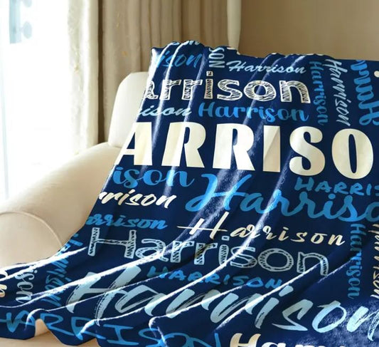 Style 1 Name Blanket