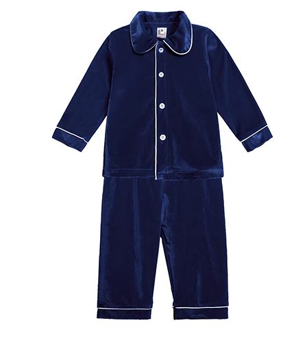Kids Tales Boys  Velour Pyjama Set