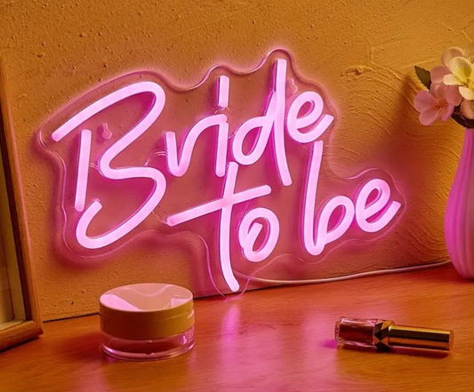 Bride To Be Shaped LED Neon Sign