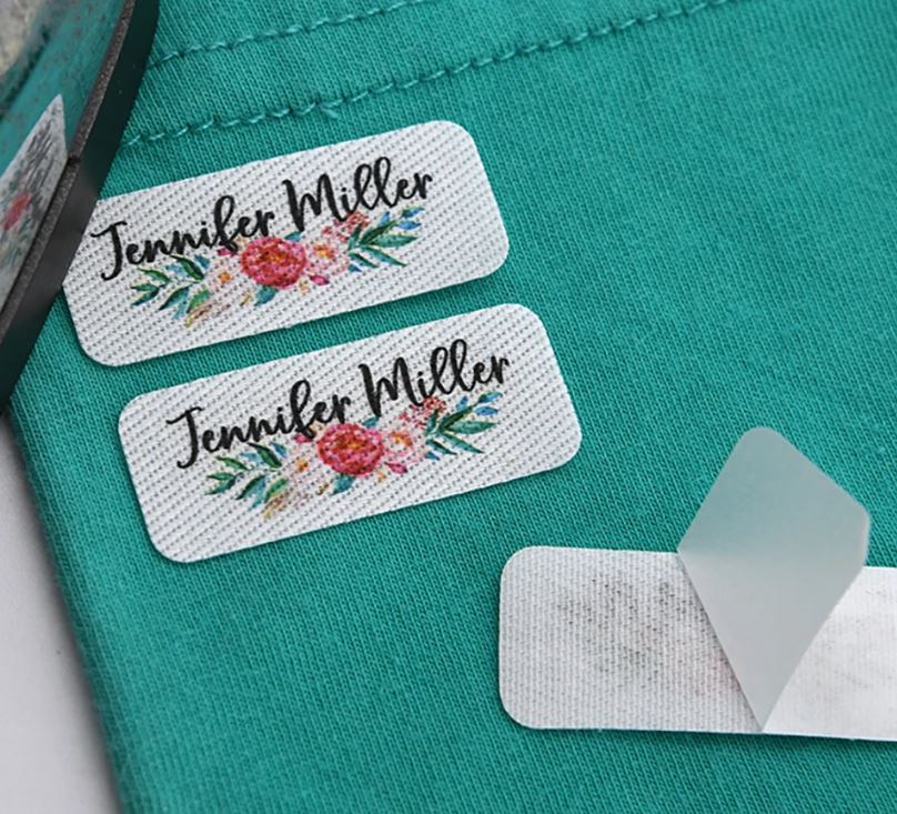 Iron On Name label - 96 labels