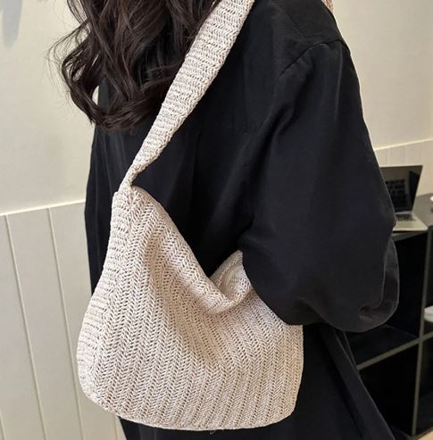 Straw Shoulder Bag