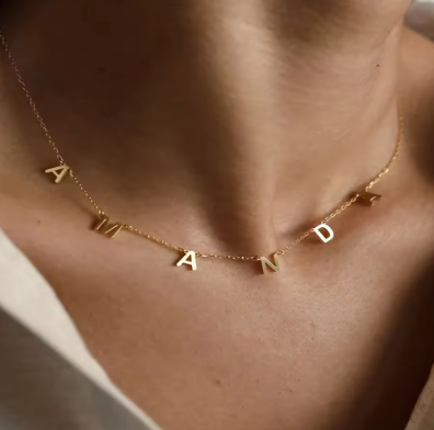Personalise Letter Name Chain