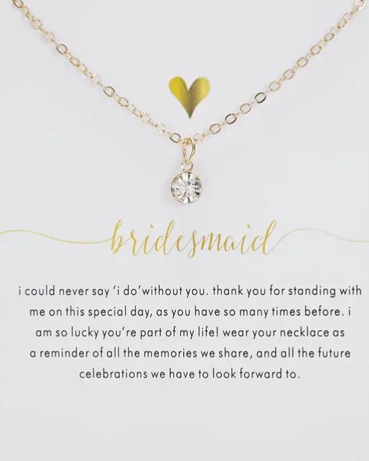 Bridesmaid Necklace