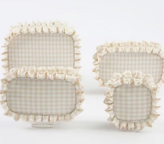 Ruffle Cosmetic Bags