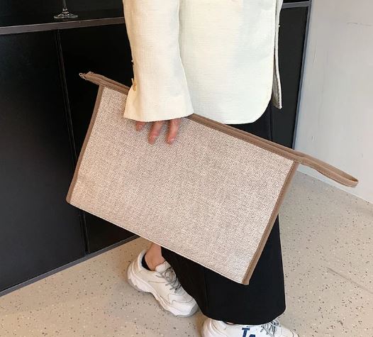 Canvas Clutch Bag