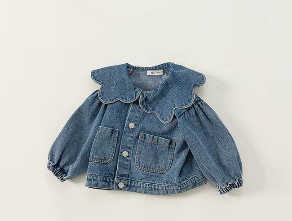 Collar Denim Jacket