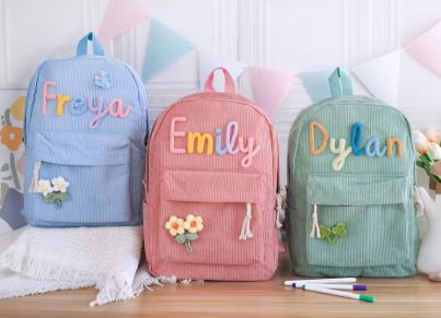 Multi-Coloured Personalised Back Pack