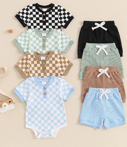 Boys Check Set