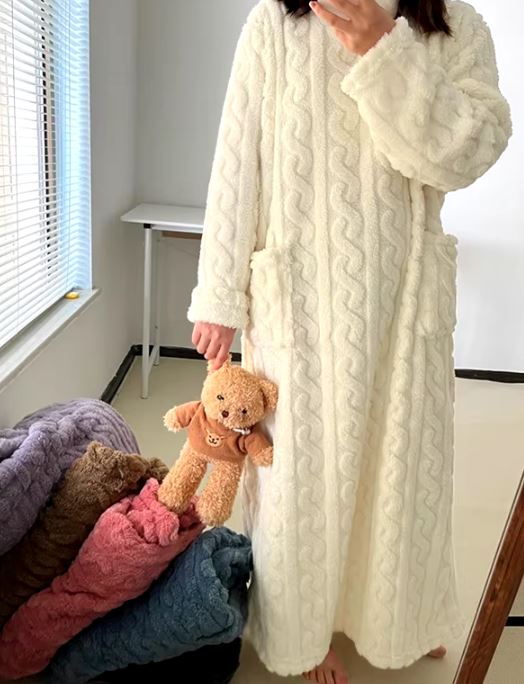 Fluffy Long Nightdress