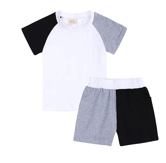 Adults Kids Tales Contrast Short Set
