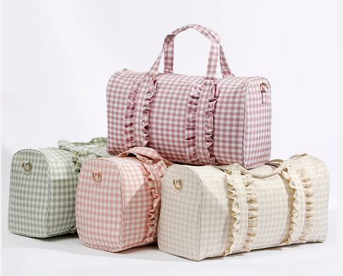 Gingham Ruffle Bag