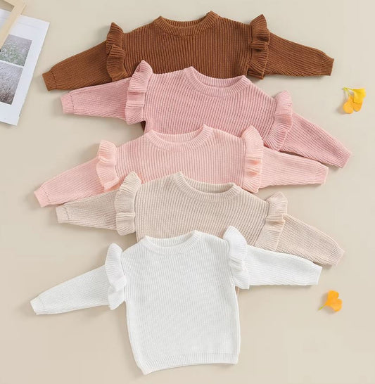 Frill Knitted Jumper