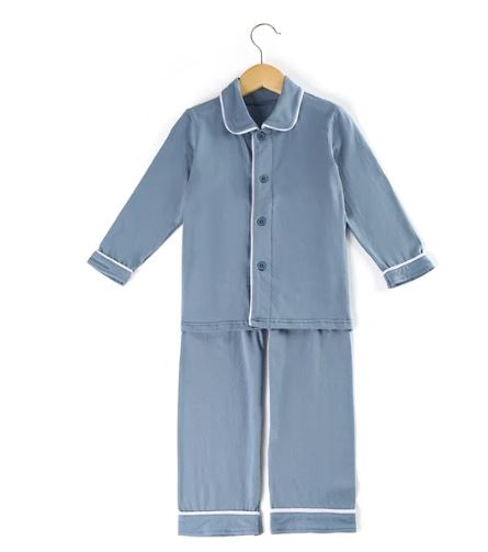 Boys Blue Cotton Pyjama