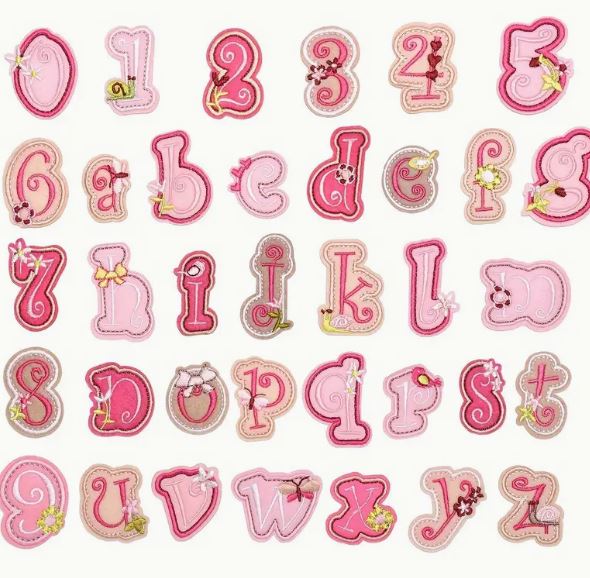 36 Piece Cute Alphabet & Numbes