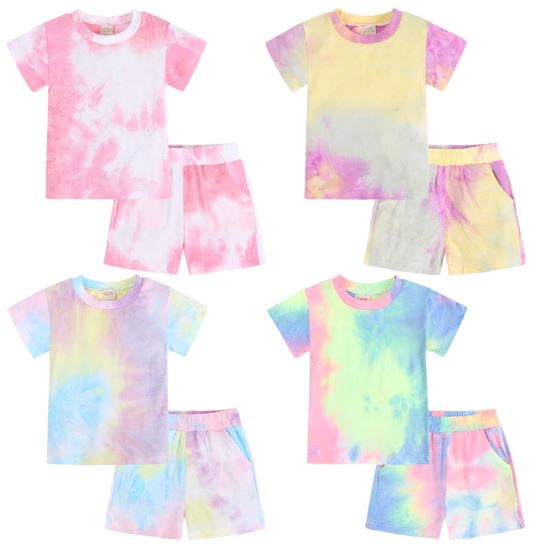 Kids Tales Tie-Dye Short Set