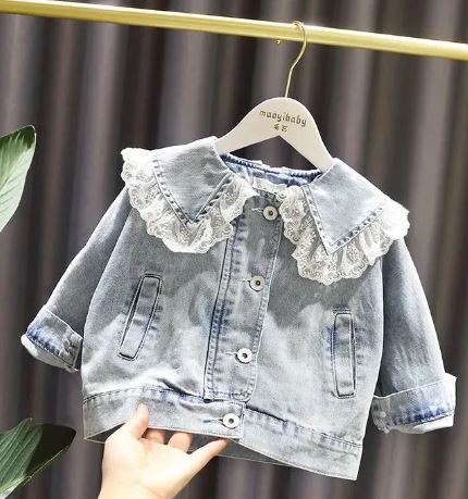 Large Collar Denim Jacket