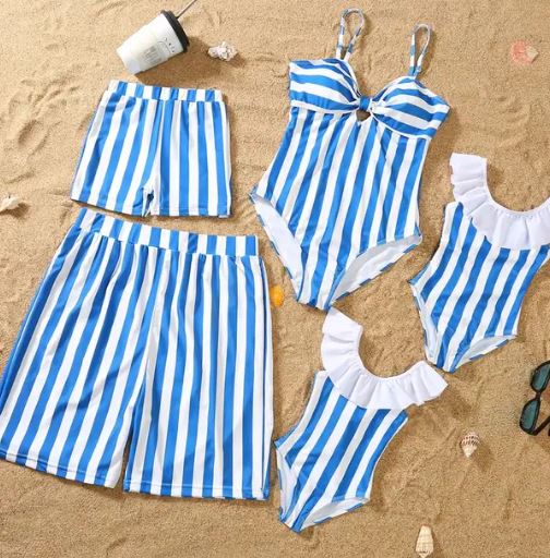 Blue Strip Family Swim Set