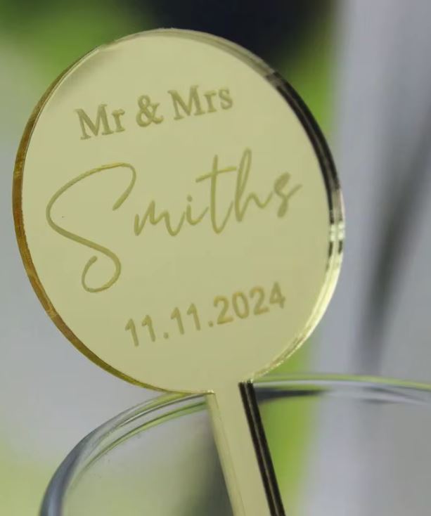 Personalised Drinks Stirrers
