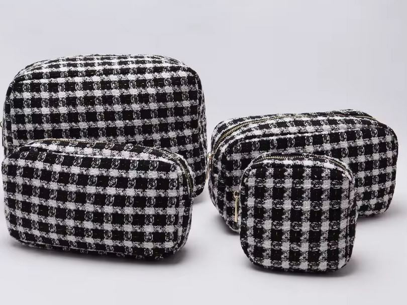 Plaid Cosmetic Bags
