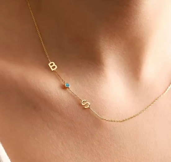 Personalised Birth Stone Necklace