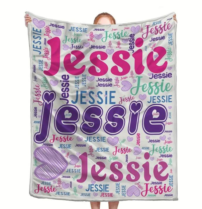 Style 2 Name Blanket