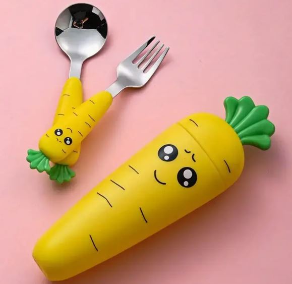 Carrot Cutlery Set