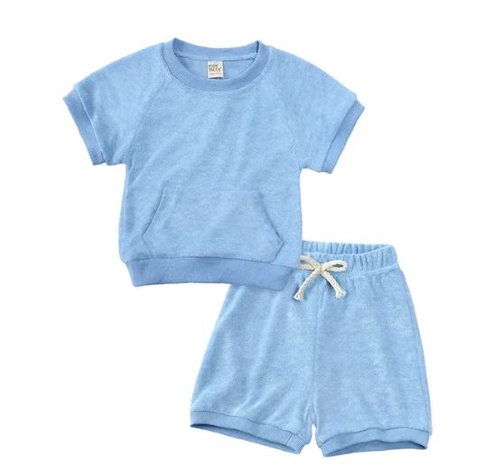 Kids Tales Terry Towelling  Short Set